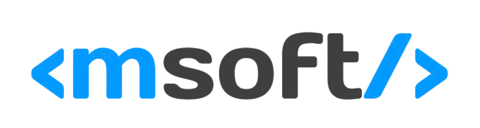 M SOFT logo